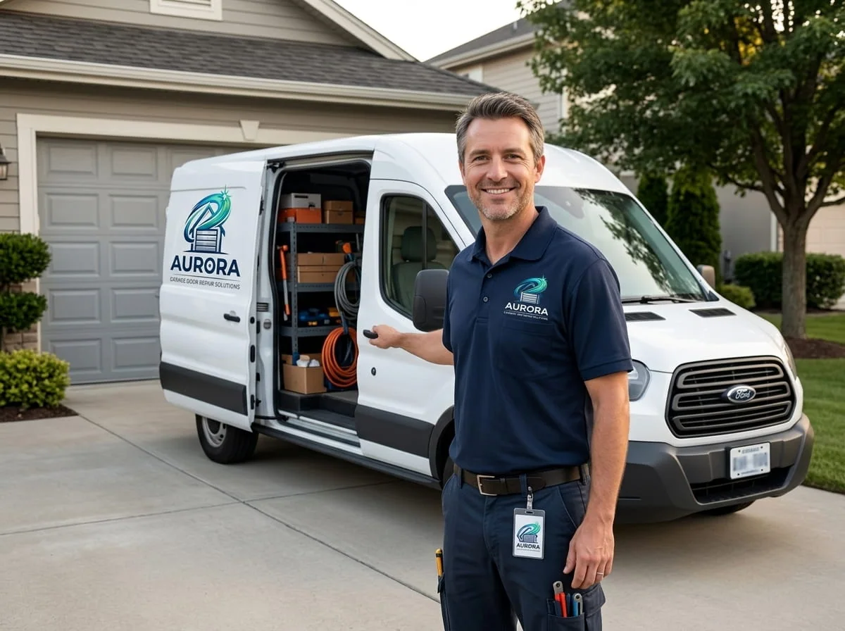 Ryan Delaney, owner of Aurora Garage Door Repair Solutions, in Aurora, IL